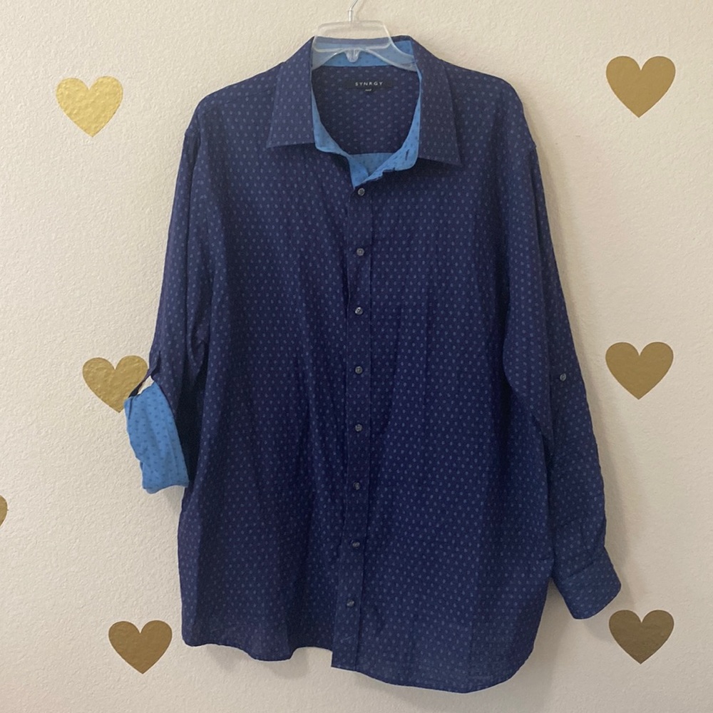 2xlt mens dress shirt by Synrgy from DXL (tall)